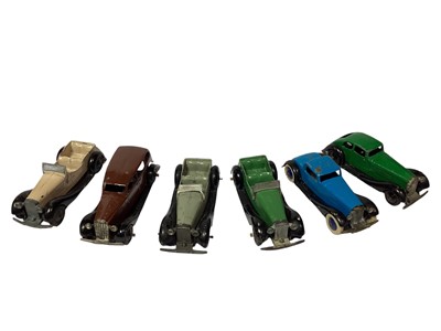 Lot 1806 - Dinky unboxed selection of early various salon cars (18)