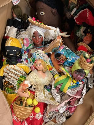 Lot 51 - Collection of dolls, mostly wearing national dress