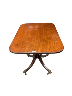 Lot 1404 - Regency mahogany breakfast table