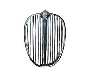 Lot 53 - Jaguar MK2 3.8 litre chrome radiator grill.