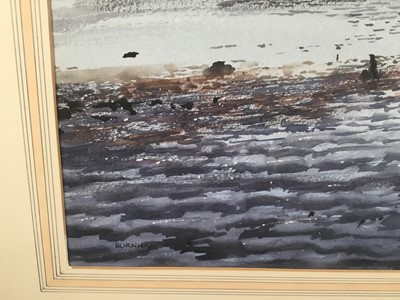Lot 191 - John Worsley (1919-2000), watercolour, 'Winter morning, Burnham-on-Crouch', framed glazed NB: John Worsley was the youngest member of the Official War Artists 1942-1946 and the only serv...