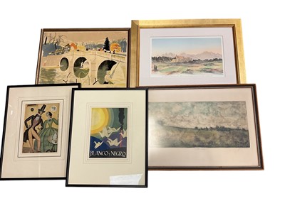 Lot 634 - Group of framed prints, including Penny Berry Paterson, Shapiro, Gantner, HRH Prince Charles, Edwin Ladell, French magazine covers