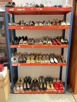 Lot 617 - Quantity of boxed shoes including vintage and unworn. (70+ pairs).