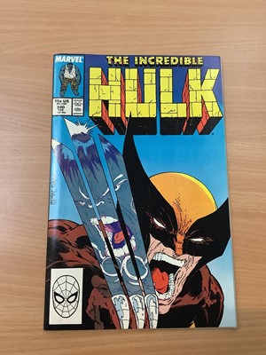 Lot 1617 - Marvel Comics (1988) The Incredible Hulk #340 iconic cover by Todd McFarlane together with (1988) The Amazing Spider-man #298 first cameo appearance of Venom and first cover art by Todd McFarlan...