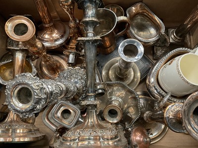 Lot 146 - Collection of silver plated and Old Sheffield plated items