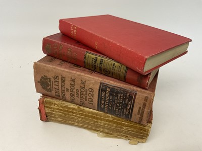 Lot 1644 - Kelly’s directory of Suffolk - 1895, 1937, Norfolk and Suffolk 1929, one other. (4)