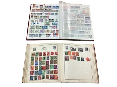 Lot 1440 - Box of world stamps and a box of first day covers and PHQ cards.