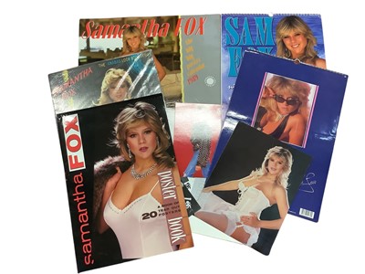 Lot 1448 - Collection of Samantha Fox calendars and posters