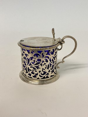 Lot 47 - Victorian silver mustard pot