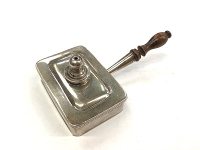 Lot 156 - 1930s novelty silver table lighter in the form of a silent butler by Asprey & Co. Ltd (Birmingham 1939)