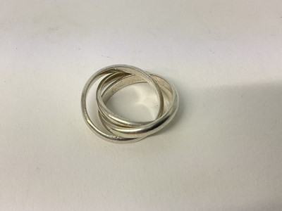 Lot 116 - Contemporary 925 silver Russian ring