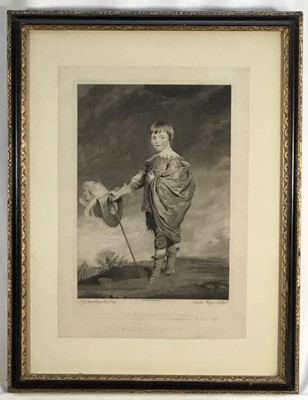 Lot 87 - 18th century engraving of Prince William Frederick of Gloucester, engraved by Caroline Watson after Sir Joshua Reynolds