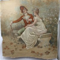 Lot 1111 - Late 19th / early 20th century French painted...