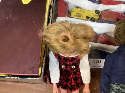 Lot 1764 - Group of vintage dolls, including Sindy, Tressy and Toots, etc, and an 'April Shower' doll