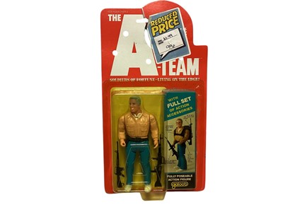 Lot Galoob (c1983) The A Team Good Guys Hannibal 6" action figure with accessories, on card with bubblepack No.8500 (1)