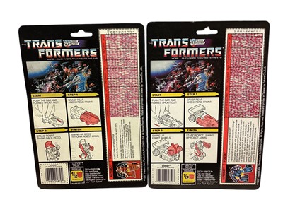 Lot 1701 - Hasbro Transformers (c1987) Sparkabot Autobot Sizzle, Fizzle & Guzzle, No.5859, plus Autobot Construction Patrol No.5544 & Bumblebee together with HG Toys Robots in Disguise Clip On, all...