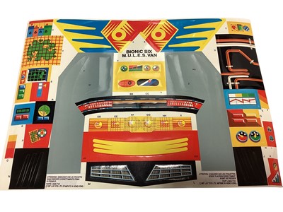 Lot 1702 - LJN (c1986) Les Bioniques Bionic Six M.U.L.E.S. Van (unite mobile de ravitaillement et station energetique), boxed (edge worn), interior packaging complete No.3835 (1)