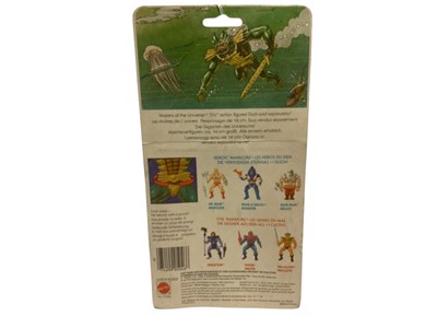 Lot 1705 - Mattel (c1985) Masters of the Universe & maitres de L'Univers dual logo Oceanor 6" action figure, on card (crumpled corners) and bubblepack No.5046, plus two related items (3)