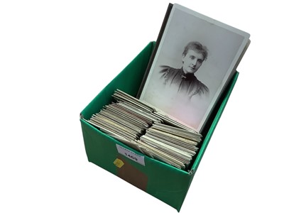 Lot 1469 - Victorian photographs, approx 150 carte de visite and 50 cabinet cards