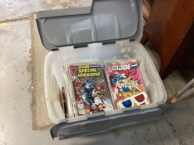Lot 1608 - Large collection of Marvel Comics (mostly 1980s). To include Daredevil, X-Men, Excalibur, G.I.JOE and the Transformers, X-Factor, Avengers, Captain America and the Falcon and others. Approximat...
