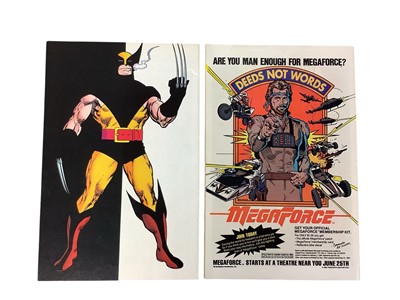 Lot 1601 - Marvel Comics (1982) Wolverine. First issue of Wolverines first solo mini-series 1st print, cents copy.Creators: Story by Chris Claremont, interior art and cover by Frank Miller together with Ma...