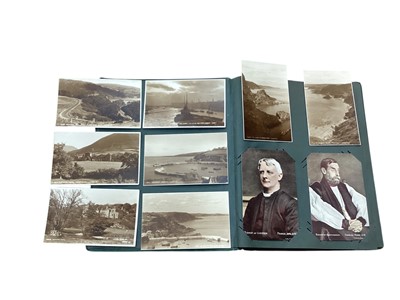 Lot 1409 - Unusual collection of clergymen postcards, Bishop of Chester, Bath and Wells, Rev Iredill and Judges UK topographical Haddon Hall, Monsal Dale viaduct, approximately 110