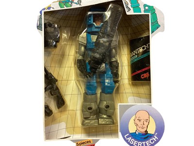 Lot 1719 - CBS Remco (c1983) Mantech Android Cosmic Commandos with interchangeable combi-systems including Lasertech, Aquatech, Doomtech & Megatech, all boxed No.74-002 (4)