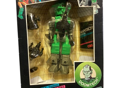 Lot 1719 - CBS Remco (c1983) Mantech Android Cosmic Commandos with interchangeable combi-systems including Lasertech, Aquatech, Doomtech & Megatech, all boxed No.74-002 (4)