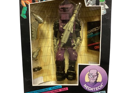 Lot 1719 - CBS Remco (c1983) Mantech Android Cosmic Commandos with interchangeable combi-systems including Lasertech, Aquatech, Doomtech & Megatech, all boxed No.74-002 (4)