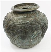 Lot 1028 - Substantial antique Indo-Chinese bulbous...