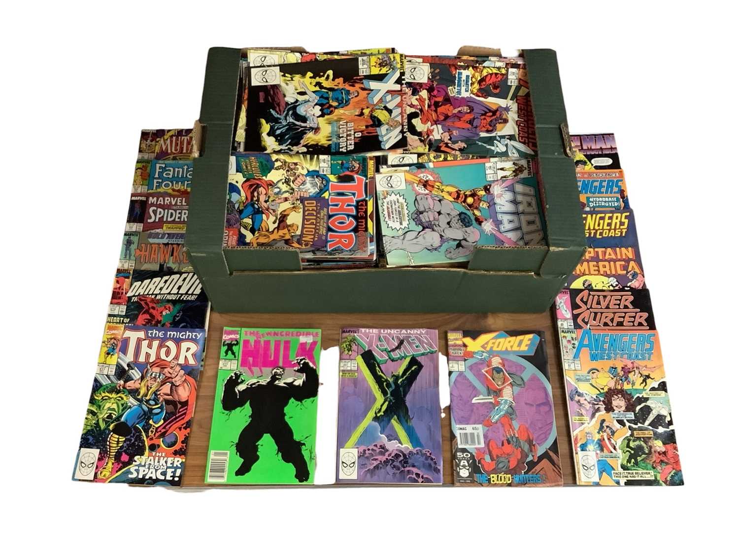 Lot 1624 - Three large boxes of Marvel Comics (mostly