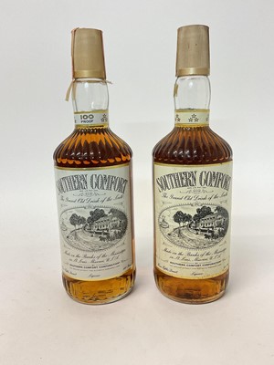 Lot 121 - Two bottles, Southern Comfort 4/5 quart 100 proof