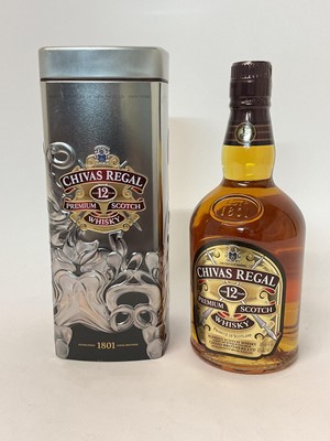 Lot 138 - Whisky - Chivas Regal, Aged 12 Years, Premium Scotch Whisky, 70cl bottle in limited edition presentation box.