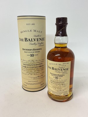 Lot 131 - One bottle, The Balvenie Single Malt 10 year old Scotch Whisky, 70cl. 40% vol.