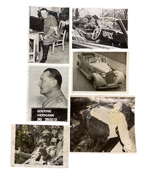 Lot 915 - Group of Second World War Nazi German ephemera to include a Third Reich SS promotion document hand signed by Reichfuhrer Heinrich Himmler