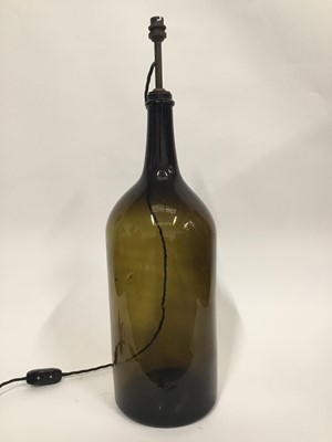 Lot 128 - Continental Wine Bottle (Imperial size) lamp, 73cm high