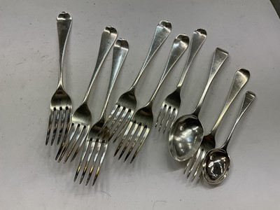 Lot 1094 - Silver cutlery