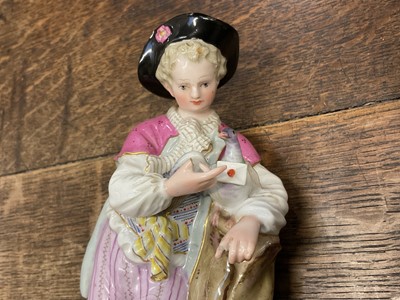 Lot 222 - Pair of Meissen figures