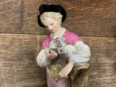 Lot 222 - Pair of Meissen figures