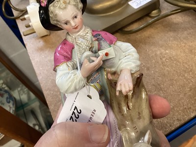 Lot 222 - Pair of Meissen figures