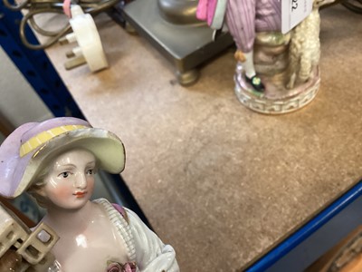 Lot 222 - Pair of Meissen figures