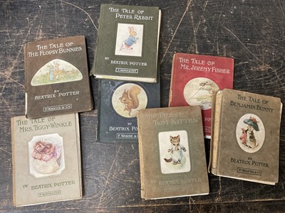 Lot 1650 - Collection of early Beatrix Potter editions