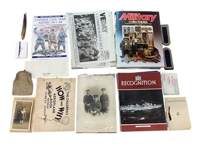 Lot 798 - Three boxes of assorted First / Second World War and later ephemera to include booklets, manuals, reproduction posters and other items (3 boxes).