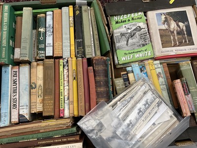 Lot 1552 - Equestrian interest - collection of books and photographs