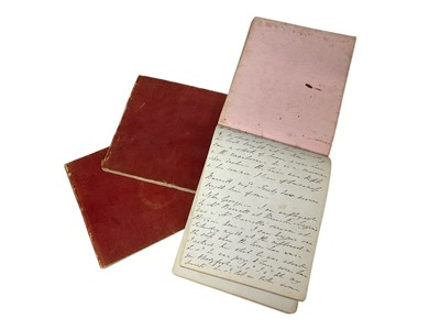 Lot 1682 - Two volumes of hand-written records of crimes committed in the Oxfordshire villages of Thame, Stonesfield, Great Haseley and Woodstock, dated