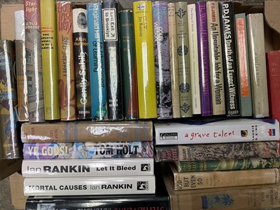 Lot 1690 - Box of modern first editions, including some signed