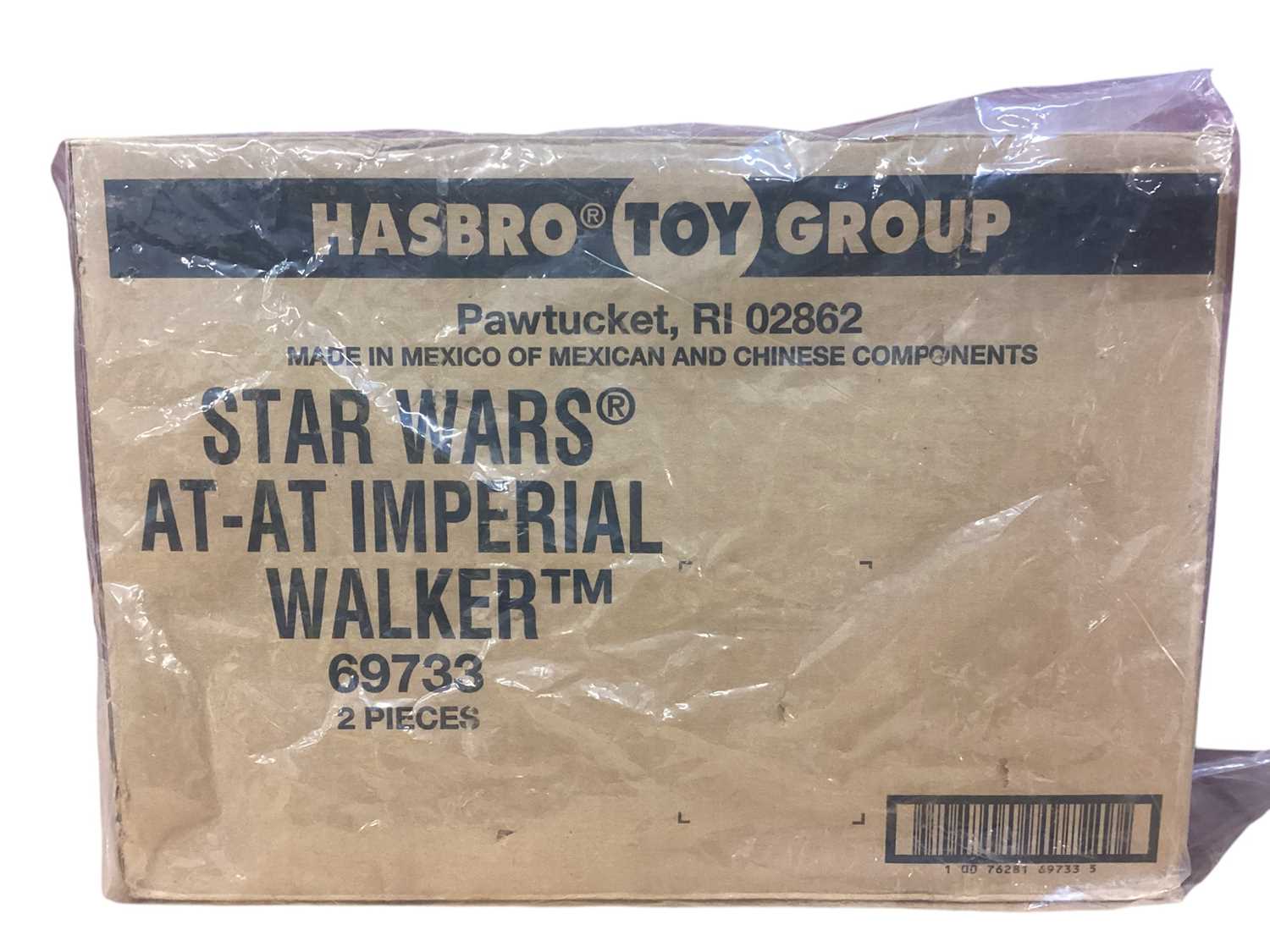 Lot 1742 - Hasbro (c1997) Star Wars Trade Box with two AT-AT Imperial Walkers, sealed No.69733 (1)