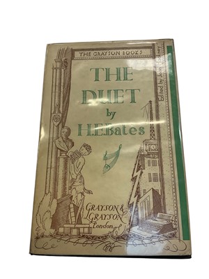 Lot 1593 - H. E. Bates - The Duet - Grayson & Grayson 1935, limited edition 241/285 signed, with dust jacket