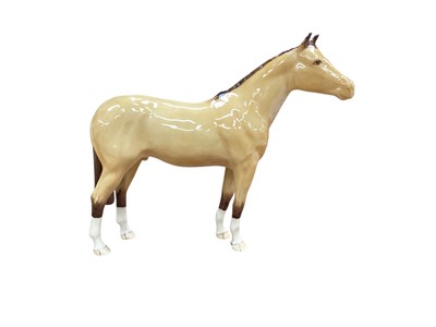 Lot 1298 - Beswick Collectors Club Dun Stallion 2007, star to forehead