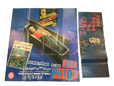 Lot 1477 - Sex Pistols From Beyond the Grave poster (damaged)